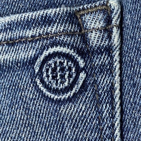 Max Studio Size 16 Skinny Taper High Rise Denim Jeans Womens Crop Ankle 4056 - Picture 6 of 8